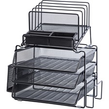 LLR95251 - Lorell Divided 4-tier Desktop Organizer