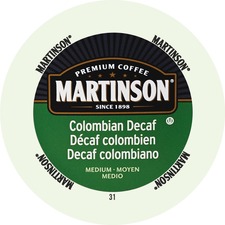 MRPCOLDECAF24 - Martinson Colombian Decaf Medium Roast Coffee K-Cup