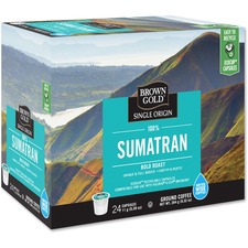 MRPKBGSUM24 - Brown Gold 100% Sumatran Bold-Roast Coffee