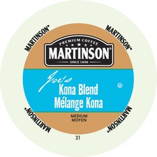 MRPKMARKONA - Martinson Joe's Kona Blend Med Roast Coffee K-Cup