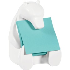MMMBEAR330 - Post-it&reg; White Bear Dispenser Pop-up Note Dispenser