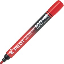 PILSCA100RD - Pilot 100 Bullet Tip Permanent Markers