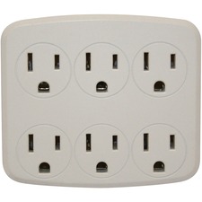 WOO41196 - Woods 6-Outlet Surge Suppressor/Protector