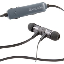 VER99776 - Verbatim Bluetooth Stereo Earphones with Microphone - Black