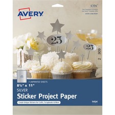AVE04394 - Avery&reg; Inkjet Print Printable Adhesive Paper