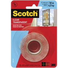 MMM410DCSFEF - Scotch Clear Mounting Tape