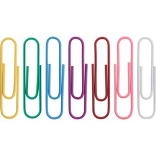 BSN01604 - Business Source Vinyl-coated Gem Clips