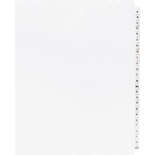 BSN05858 - Business Source A-Z Tab Table of Contents Index Dividers