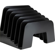 BSN11875 - Business Source 6-slot Inclined Desk Step Sorter