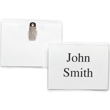 BSN19184 - Business Source Clip Holder Style Badge Kit