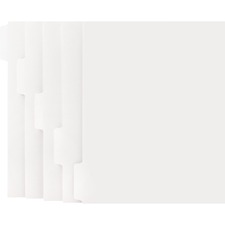 BSN21002 - Business Source Straight Collated Print-on Tab Divider