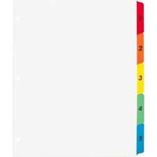 BSN21900 - Business Source Table of Content Quick Index Dividers