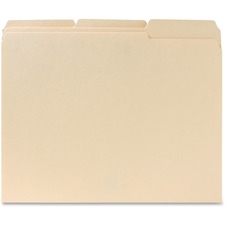 BSN211113 - Business Source 2-Ply 1/3-cut Tab Manila File Folders
