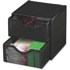 ROLFG9E5600BK - Rolodex Expressions Mesh Drawers Cube