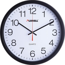 LLR61008 - Lorell 12-1/2" Slimline Wall Clock