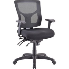 LLR62001 - Lorell Conjure Executive Mid-back Mesh Back Chair