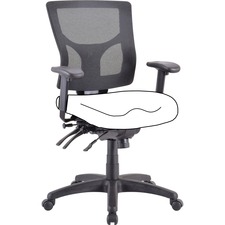 LLR62003 - Lorell Conjure Executive Mid-back Mesh Back Chair Frame