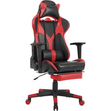 LLR84389 - Lorell Foldable Footrest High-back Gaming Chair