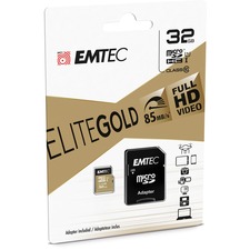 EMTM32GHC10GP - EMTEC Gold+ 32 GB Class 10/UHS-I (U1) microSDHC