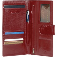 MLG52169RD - MANCINI EQUESTRIAN-2 Carrying Case (Wallet) Passport - Red