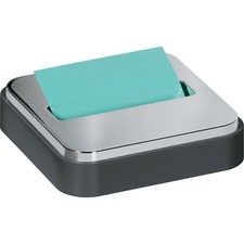 MMMSTL330B - Post-it&reg; Pop-up Notes Dispenser for 3 in x 3 in Notes, Black Base with Steel Top