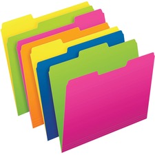 PFX67100 - Pendaflex Twisted Glow Top Tab File Folder