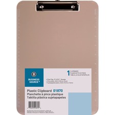 BSN01870 - Business Source Transparent Plastic Clipboard