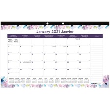 BLIC195113B - Blueline Monthly Desk Pad Passion 2020 - Bilingual