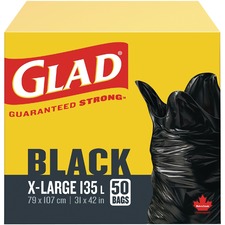 CLO30304 - Glad Extra Large Easy Tie Garbage Bags