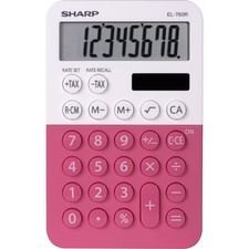 SHREL760RBPK - Sharp 8-digit Large Desktop Calculator