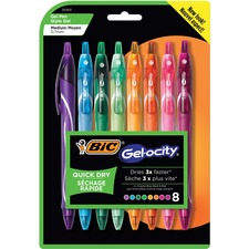 BICRGLCGAP81A - BIC Gel-ocity 0.7mm Retractable Pen