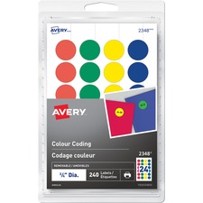 AVE2348 - Avery&reg; Removable Colour Coding Labels