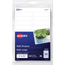 AVE2312 - Avery&reg; Removable Rectangular Labels