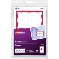 AVE2358 - Avery&reg; Name Badge Labels