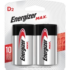 EVEE95BP2 - Energizer MAX Alkaline D Batteries, 2 Pack