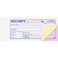 ABFTC2701 - Adams Tapebound 3-part Money Receipt Book