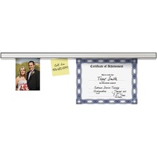 AVT1025 - Advantus Grip-A-Strip Mounting Rail - Satin