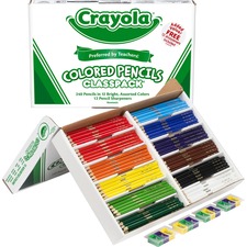 CYO688024 - Crayola 240 Count Colored Pencils Classpack - 12 colors