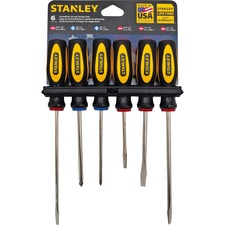 BOS60060 - Stanley-Bostitch 6 Piece Standard Fluted Screwdriver Set