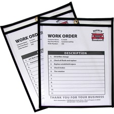 CLI46911 - C-Line Stitched Vinyl Shop Ticket Holders