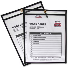 CLI46912 - C-Line Stitched Vinyl Shop Ticket Holders
