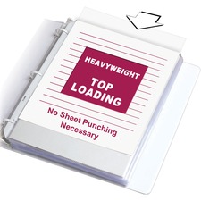 CLI62028 - C-Line Poly Top-loading Sheet Protectors