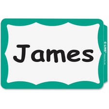 CLI92263 - C-Line Self-adhesive Color Border Name Badges
