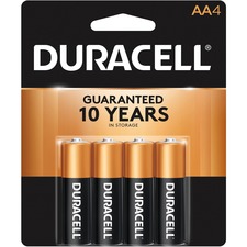 DURMN1500B4Z - Duracell Coppertop Alkaline AA Battery - MN1500