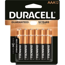 DURMN24RT12Z - Duracell Coppertop Alkaline AAA Battery - MN2400