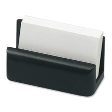 ROL62522 - Rolodex Wood Tones Black Wood Card Holder
