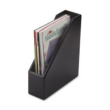 ROL62536 - Rolodex Wood Tones Black Magazine File
