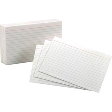 OXF41 - Oxford Ruled Index Cards