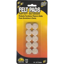 MAS88493 - Master Scratch Guard&reg; Felt Circles, Self-adhesive