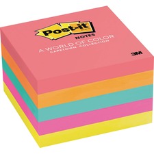 MMM6545PK - Post-it Notes, 3 in x 3 in, Cape Town Color Collection